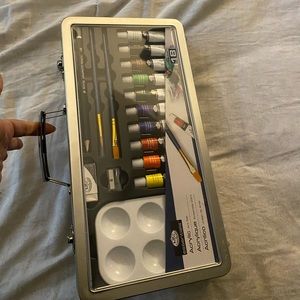 Kids toy acrylic pain set